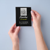 Prospectus 11,4 Cm X 14,2 Cm Circulaire pour les entreprises d'électriciens (main)