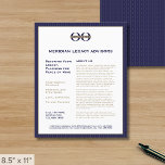 Prospectus 11,4 Cm X 14,2 Cm Circulaire promotionnelle en or bleu marine avec l<br><div class="desc">Un simple modèle de prospectus d'affaires bleu marine et or personnalisé dans un style minimaliste moderne qui peut être facilement mis à jour avec le logo de votre entreprise, les coordonnées et le texte personnalisé du prospectus. Idéal pour les produits marketing, les services, les promotions, les prix d'évènements, et plus...</div>