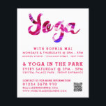 Prospectus 11,4 Cm X 14,2 Cm Classe de Yoga rose moderne tendance<br><div class="desc">Classe De Yoga Rose Moderne À La Tendance Flyers Publicitaires Par Le Magasin Carte de visite.</div>