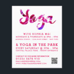 Prospectus 11,4 Cm X 14,2 Cm Classe de Yoga rose moderne tendance<br><div class="desc">Classe De Yoga Rose Moderne À La Tendance Flyers Publicitaires Par Le Magasin Carte de visite.</div>