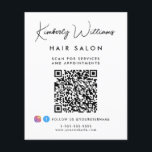 Prospectus 11,4 Cm X 14,2 Cm Code QR du script de signature d'entreprise promot<br><div class="desc">Flyer promotionnel chic pour votre entreprise avec votre nom dans un script de signature élégant et type d'entreprise ci-dessous en typographie moderne simple. Entrez l'adresse de votre site Web pour créer un code QR pour les clients et les clients à rechercher des rendez-vous, des produits, des services, des heures, etc....</div>
