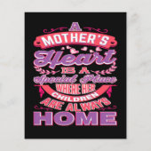 Prospectus 11,4 Cm X 14,2 Cm coeur mère (Dos)