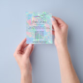 Prospectus 11,4 Cm X 14,2 Cm coiffeur professionnel design (main)