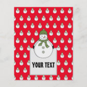 Prospectus 11,4 Cm X 14,2 Cm Cold snowman (Dos)