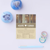 Prospectus 11,4 Cm X 14,2 Cm Colonnes gothiques, Planificateur d'événements Mar (Simple)