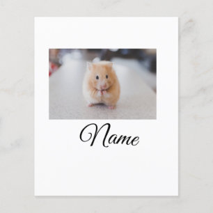 Prospectus 11,4 Cm X 14,2 Cm Colorful animal add name photo custom throw