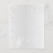 Prospectus 11,4 Cm X 14,2 Cm Composition des papillons blancs et bleus (Dos)