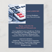 Prospectus 11,4 Cm X 14,2 Cm Comptabilité (Devant)