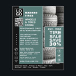 Prospectus 11,4 Cm X 14,2 Cm Conception De Pneus, Magasin Spécialiste Pneus/Pne<br><div class="desc">Tire Stack Design,  Pneus / Pneus Spécialiste Shop Flyer Publicité par The Carte de visite Store.</div>