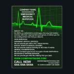 Prospectus 11,4 Cm X 14,2 Cm Conception de vitesse d'impulsion, EMT, publicité<br><div class="desc">Conception De Vitesse D'Impression,  EMT,  Flyers De Publicité Paramédic Par Le Magasin Carte de visite.</div>