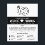 Prospectus 11,4 Cm X 14,2 Cm Conception des anneaux de Mariage lié, planificate<br><div class="desc">Linked Mariage Rings Design,  Mariage Event Planner Publicité Flyer par The Carte de visite Store.</div>