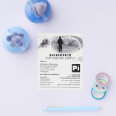 Prospectus 11,4 Cm X 14,2 Cm Conception des yeux privés, détective privé (Simple)