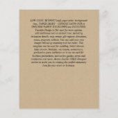 Prospectus 11,4 Cm X 14,2 Cm CONFIRMATION VERDOYÈRE Invitation Moderne Double f (Dos)