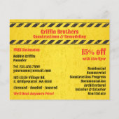 Prospectus 11,4 Cm X 14,2 Cm Constructions Flyers (Dos)