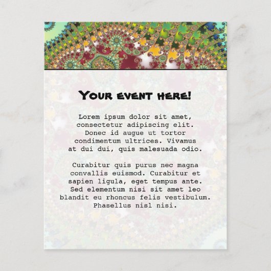 Prospectus 11,4 Cm X 14,2 Cm Coronel - Fractale (Devant)