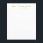 Prospectus 11,4 Cm X 14,2 Cm Couleurs d'or blanc Professionnel Plaine tendance<br><div class="desc">Représenter ce design moderne et élégant. Ce modèle peut être customisé pour répondre à tous les métiers professionnels.</div>