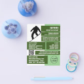 Prospectus 11,4 Cm X 14,2 Cm Cours Pro Snowboard, Ski/Snowboard (Simple)