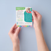 Prospectus 11,4 Cm X 14,2 Cm Crayons de couleur Stars Cours d'art Tutor Promo (main)