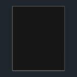 Prospectus 11,4 Cm X 14,2 Cm Create Your Own Black Custom Design Holiday Card<br><div class="desc">Make it uniquely yours with this Black customizable template. Add your own text,  photo,  or artwork to create a personalized gift perfect for birthdays,  weddings,  anniversaries,  or any occasion. Stylish,  versatile,  and timeless in classic black.</div>