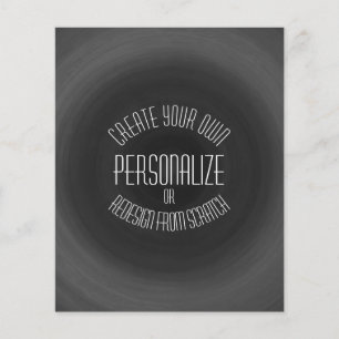 Prospectus 11,4 Cm X 14,2 Cm Create Your Own - Custom Design