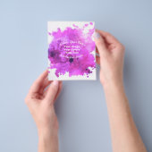 Prospectus 11,4 Cm X 14,2 Cm Créez votre propre conception personnalisée (main)