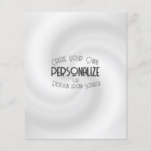 Prospectus 11,4 Cm X 14,2 Cm Créez Votre Propre Design Sur Mesure