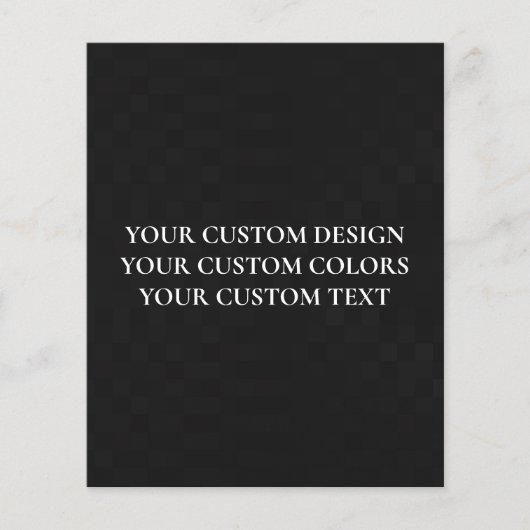 Prospectus 11,4 Cm X 14,2 Cm Créez votre propre personnalisation (Devant)