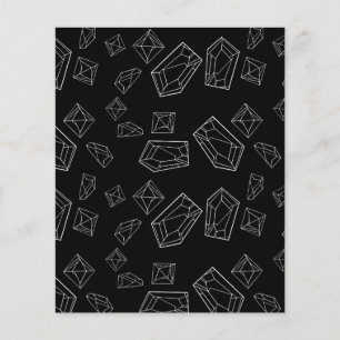 Prospectus 11,4 Cm X 14,2 Cm Cristaux