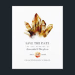 Prospectus 11,4 Cm X 14,2 Cm Cristaux oculaires du tigre Mariage Enregistrer la<br><div class="desc">Mariage à thème cristal de tigres d'aquarelle sauvegarder la carte de date. Veuillez noter que cette invitation budgétaire est sur papier de prospectus et elle est très mince. Les enveloppes ne sont pas incluses. Pour des invitations plus épaisses avec enveloppes incluses et des produits correspondants sur le même thème, veuillez...</div>