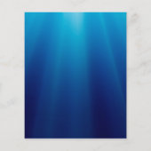 Prospectus 11,4 Cm X 14,2 Cm Croix chrétienne sur arrière - plan bleu (Dos)