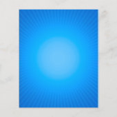 Prospectus 11,4 Cm X 14,2 Cm Croix chrétienne sur arrière - plan bleu (Dos)