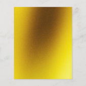 Prospectus 11,4 Cm X 14,2 Cm Croix chrétienne sur fond doré (Dos)