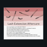 Prospectus 11,4 Cm X 14,2 Cm Cute Eyelash Extensions Coral Shades Aftercare<br><div class="desc">Cartes de soins postérieures à l'extension Eyelash de Coral dans les tons clairs.</div>