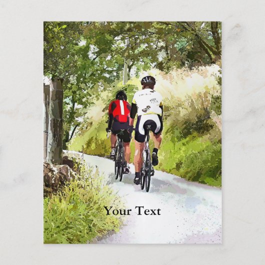 PROSPECTUS 11,4 CM X 14,2 CM CYCLISME (Devant)