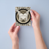 Prospectus 11,4 Cm X 14,2 Cm Dans la mémoire aimante (main)