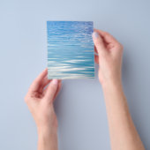 Prospectus 11,4 Cm X 14,2 Cm Dans le bleu (main)