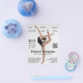 Prospectus 11,4 Cm X 14,2 Cm Danseuse, Leçon de danse Circulaire publicitaire (Simple)