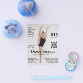Prospectus 11,4 Cm X 14,2 Cm Danseuse, Leçon de danse Circulaire publicitaire (Simple)