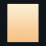 Prospectus 11,4 Cm X 14,2 Cm Dégradé des couleurs Jaune et Pêche<br><div class="desc">Dégradé jaune et pêche.</div>