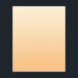 Prospectus 11,4 Cm X 14,2 Cm Dégradé des couleurs Jaune et Pêche<br><div class="desc">Dégradé jaune et pêche.</div>