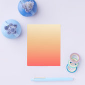 Prospectus 11,4 Cm X 14,2 Cm Dégradé rouge orange et jaune (Simple)