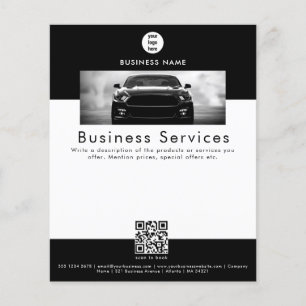 Prospectus 11,4 Cm X 14,2 Cm Dépliant promotionnel de nettoyage automobile de d