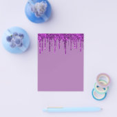 Prospectus 11,4 Cm X 14,2 Cm Dépliant vierge violet élégant (Simple)