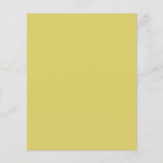 Prospectus 11,4 Cm X 14,2 Cm Dépliants Jaune Chaud Douce (Devant)