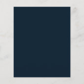 Prospectus 11,4 Cm X 14,2 Cm Design d'ampoule bleu, publicité électronique (Dos)