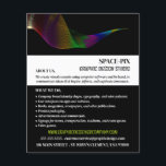 Prospectus 11,4 Cm X 14,2 Cm Design d'art graphique, graphiste publicité<br><div class="desc">Graphic Art Design,  Graphic Designer Publicité Flyers Par Le Magasin Carte de visite.</div>