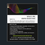 Prospectus 11,4 Cm X 14,2 Cm Design d'art graphique, graphiste publicité<br><div class="desc">Graphic Art Design,  Graphic Designer Publicité Flyers Par Le Magasin Carte de visite.</div>