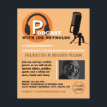 Prospectus 11,4 Cm X 14,2 Cm Design élégant, Podcaster, Podcast Publicité<br><div class="desc">Design élégant,  Podcaster,  Podcast publicité Flyer par The Carte de visite Store.</div>