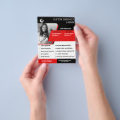 Prospectus 11,4 Cm X 14,2 Cm Design graphique (main)