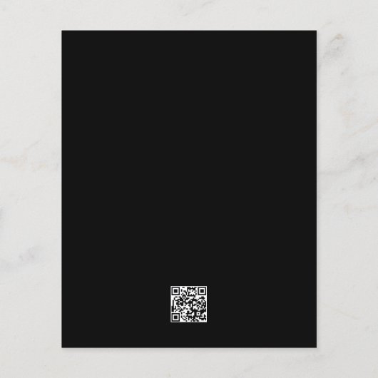 Prospectus 11,4 Cm X 14,2 Cm Design graphique (Dos)